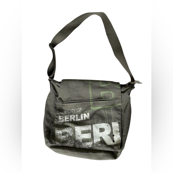 Other - Berlin Graphic Green Messenger Bag